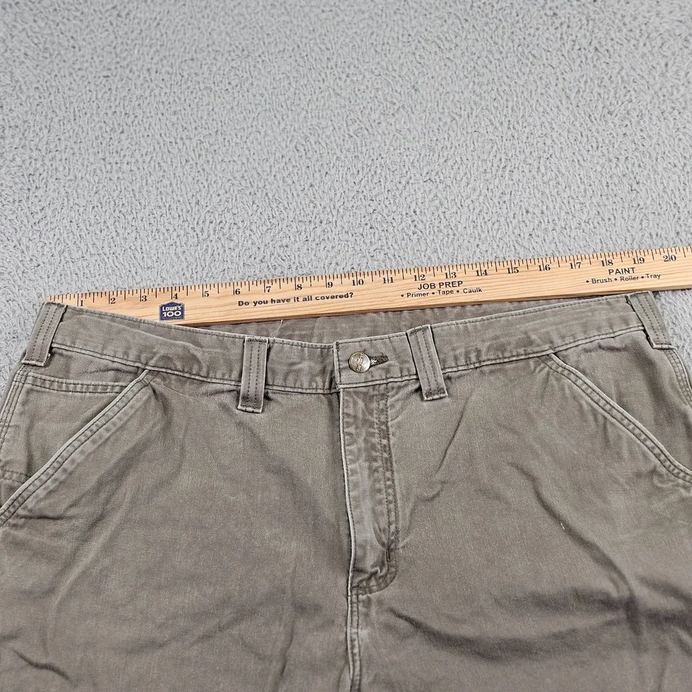 Carhartt‎ Pants Mens 40x30 Gray B324 DFE Relaxed Fit Workwear Utility Carpenter